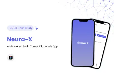Neura-X — تطبيق فحص المخ بالذكاء الاصطناعي | دراسة حالة UX/UI