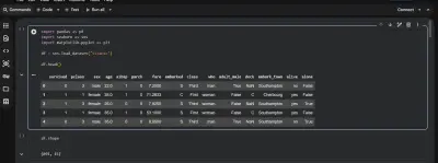مشروع تحليل بيانات Titanic وبناء نموذج تصنيف للتنبؤ بالنجاة