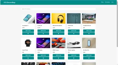إليكترو شوب: منصة تجارة إلكترونية للأجهزة المنزلية