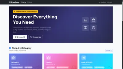 تطبيق تجارة إلكترونية متكامل