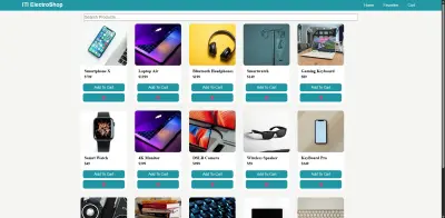 ITI ElectroShope – E-Commerce Website