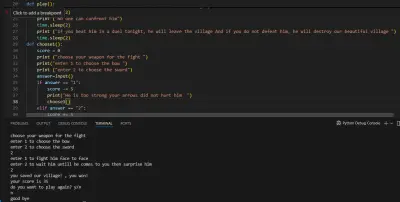 interactive Command-Line Game Built with Python
