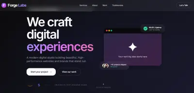 Tech Agency Landing Page