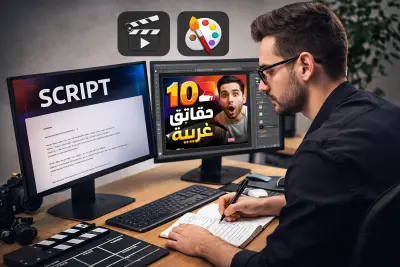 سكريبتات قوية + تصميم صور تزيد مشاهدات الفيديو..إنتاج فدهات