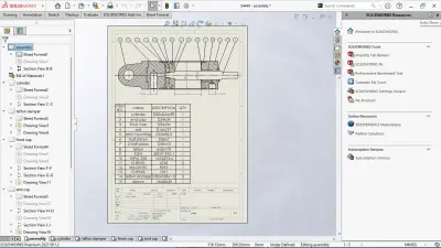 إعداد المخططات التنفيذية والرسومات الفنية (Shop Drawings) للأجزاء الميكانيكية المعقدة