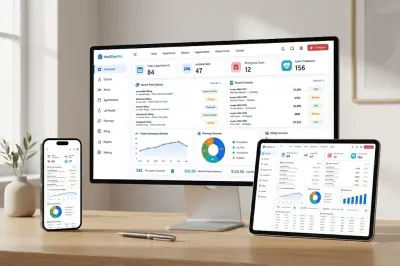 نظام لوحة تحكم ذكية متكاملة لإدارة وتحليل بيانات المستشفيات