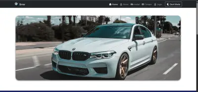BMW Responsive Frontend Website