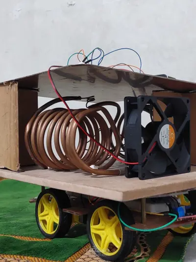 مركبة تبريد مستقلة مدمجة