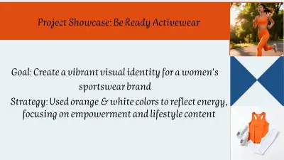 استراتيجية إدارة حسابات التواصل الاجتماعي وصناعة المحتوى لعلامة ملابس رياضية نسائية "Be Ready"(مشروع وهمي)