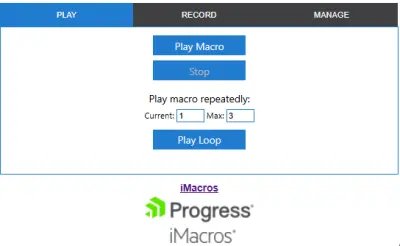 iMacro Automated Code