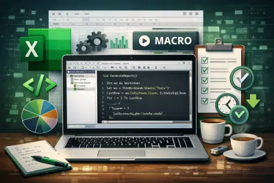 تطوير أكواد VBA على Excel لأتمتة المهام المتكررة داخل الشيتات