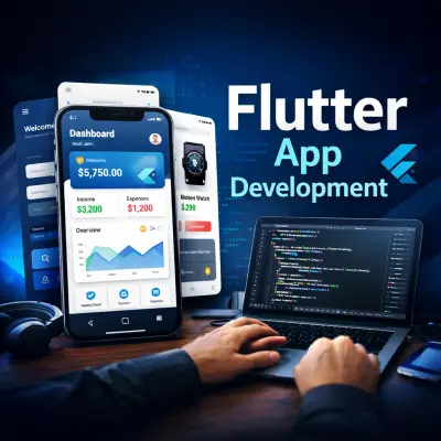 تطوير تطبيقات موبايل احترافية باستخدام Flutter بجودة عالية وأداء سريع