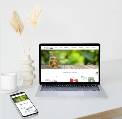 تصميم وتطوير موقع وردبريس لشركة محاسبة عن بعد