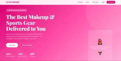 تصميم Landing Page لمتجر إلكتروني