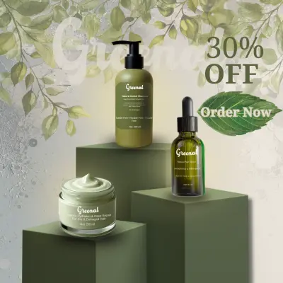 حمله اعلانيه لمنتجات طبيعيه للعنايه بالشعر