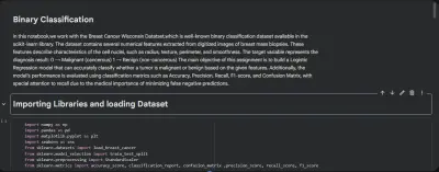 نظام تصنيف أورام سرطان الثدي باستخدام Machine Learning