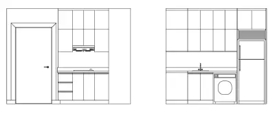 تصميم مطبخ لمجمع سكنى