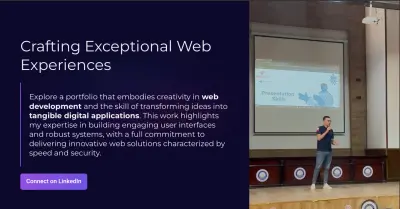 عمل بورتفوليو احترافي متكامل كمطور Full-Stack
