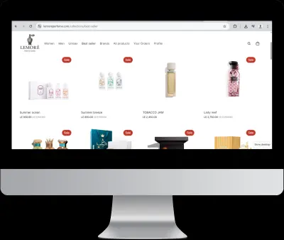 تصميم وتطوير متجر إلكتروني WooCommerce – lemoreperfume.