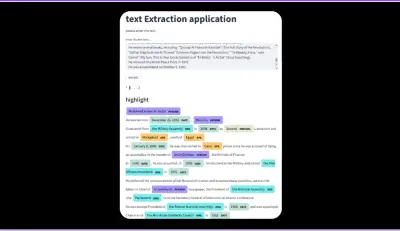 نموذج ذكاء اصطناعي لاستخلاص البيانات