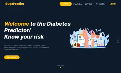 نظام ذكي للتنبؤ بمرض السكري وتقديم إرشادات طبية باستخدام الذكاء الاصطناعي