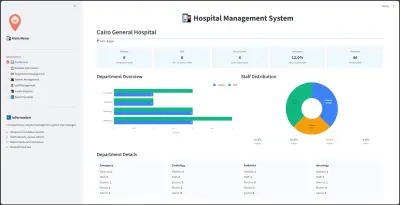 نظام إدارة مستشفى متكامل باستخدام Python و OOP مع لوحة تحكم Streamlit