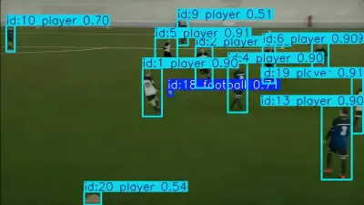 اكتشاف وتتبع لاعبي كرة القدم والكرة باستخدام الذكاء الاصطناعي - AI-Based Football Player and Ball Detection & Tracking System