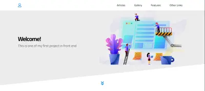 موقع بسيط ب HTML -  CSS