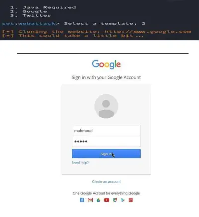 محاكاة هجوم Social Engineering (Credential Harvesting)