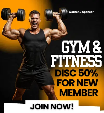 تصميم اعلان لجيم حديث