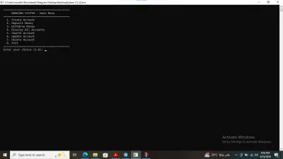 Bank Management System using C++ (OOP)