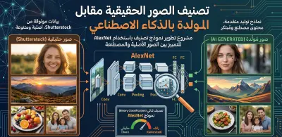 نموذج ذكي لتمييز الصور الحقيقية من الصور المُولَّدة بالذكاء الاصطناعي