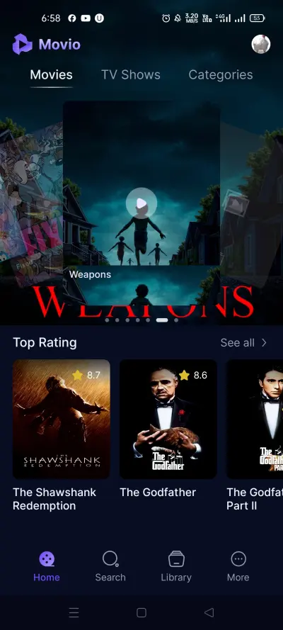 تطبيق أندرويد لعرض واستكشاف البرامج والأعمال التليفزيونية باستخدام API