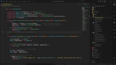نظام إدارة مكتبة متكامل – Java