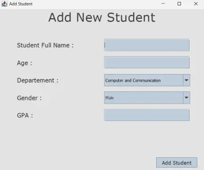 Student Management System