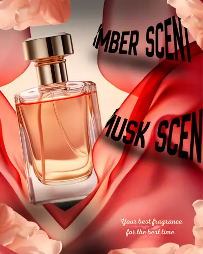 تصميم إعلان احترافي لمنتج تجاري بأسلوب فاخر وجذاب