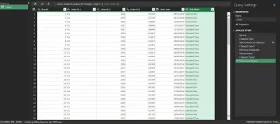 تنظيف وهيكلة البيانات الضخمة باستخدام Power Query.