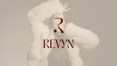تصميم هوية بصرية كاملة لعلامة أزياء فاخرة — REVYN