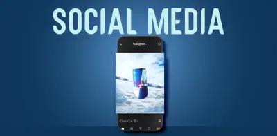 اعلان سوشيال ميديا لمشروب طاقة