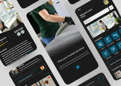 صورة العمل تصميم واجهات مستخدم UI احترافية وعصرية للمواقع والتطبيقات