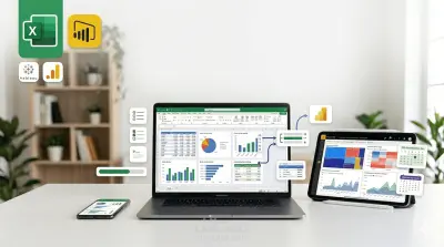 تصميم داش بورد بإستخدام إكسيل و/أو باور بي آي