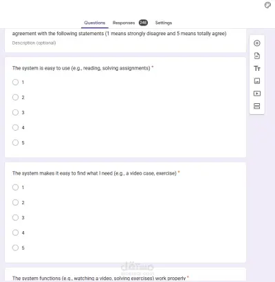 تصميم نماذج واختبارات واستبيانات إلكترونية على Google Forms