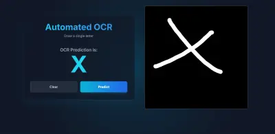 نظام ذكي(OCR) لتحويل الحروف المكتوبة باليد إلى نص رقمي بدقة