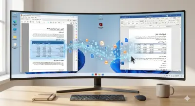 خدمة التفريغ السريع لملفات PDF والصور في الوورد