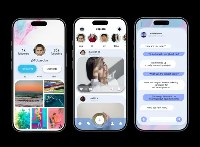تصميم هوية بصرية احترافية مع واجهات UI/UX للتطبيق باستخدام Figma