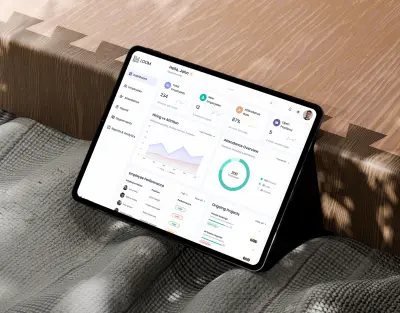 تصميم واجهة مستخدم لوحة تحكم (HR Dashboard UI Design)