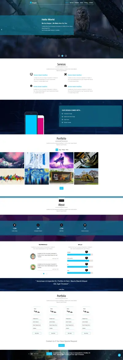 Kaspar (قالب المحفظة الفنية)