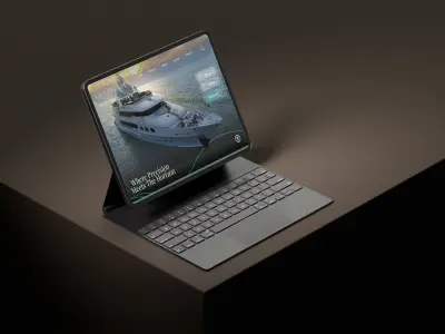 تصميم landing page باستخدام XD
