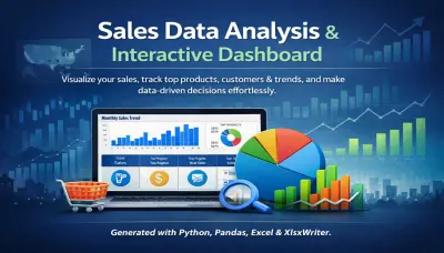 تحليل بيانات المبيعات واستخراج المعلومات المهمه
