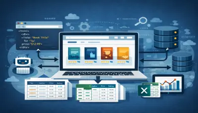 جمع وتحليل بيانات المنتجات(الكتب )باستخدام webscrabing